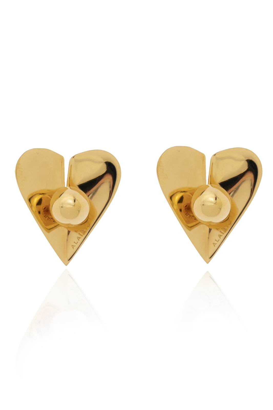 Alaïa Le Coeur Mini Torn Earrings
