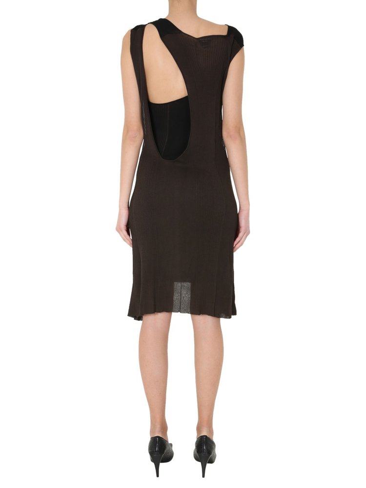 【送料&関税込】Bottega Veneta Cutout Layered Knit Dress Bottega Veneta Cut-Out Layered Knit Dress – Cettire