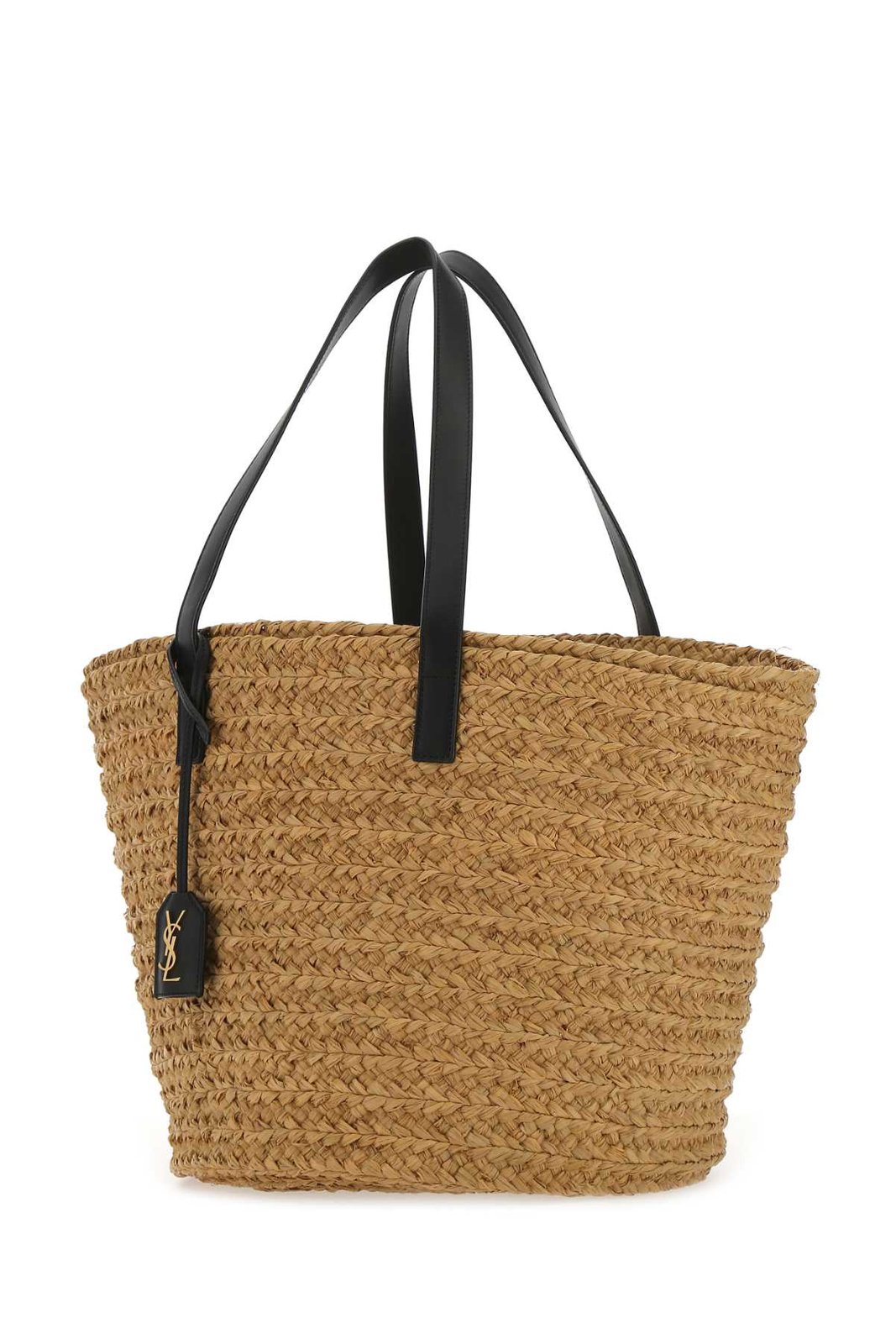 Saint Laurent Logo Tag Interwoven Tote Bag
