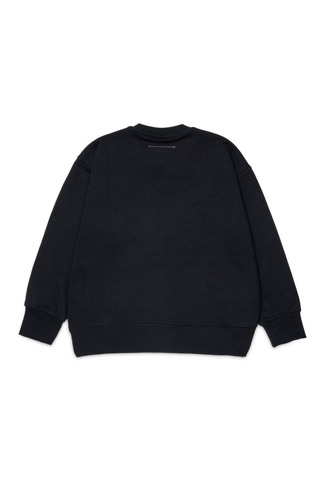 MM6 Maison Margiela Kids 넘버스 프린트 크루넥 스웨트셔츠