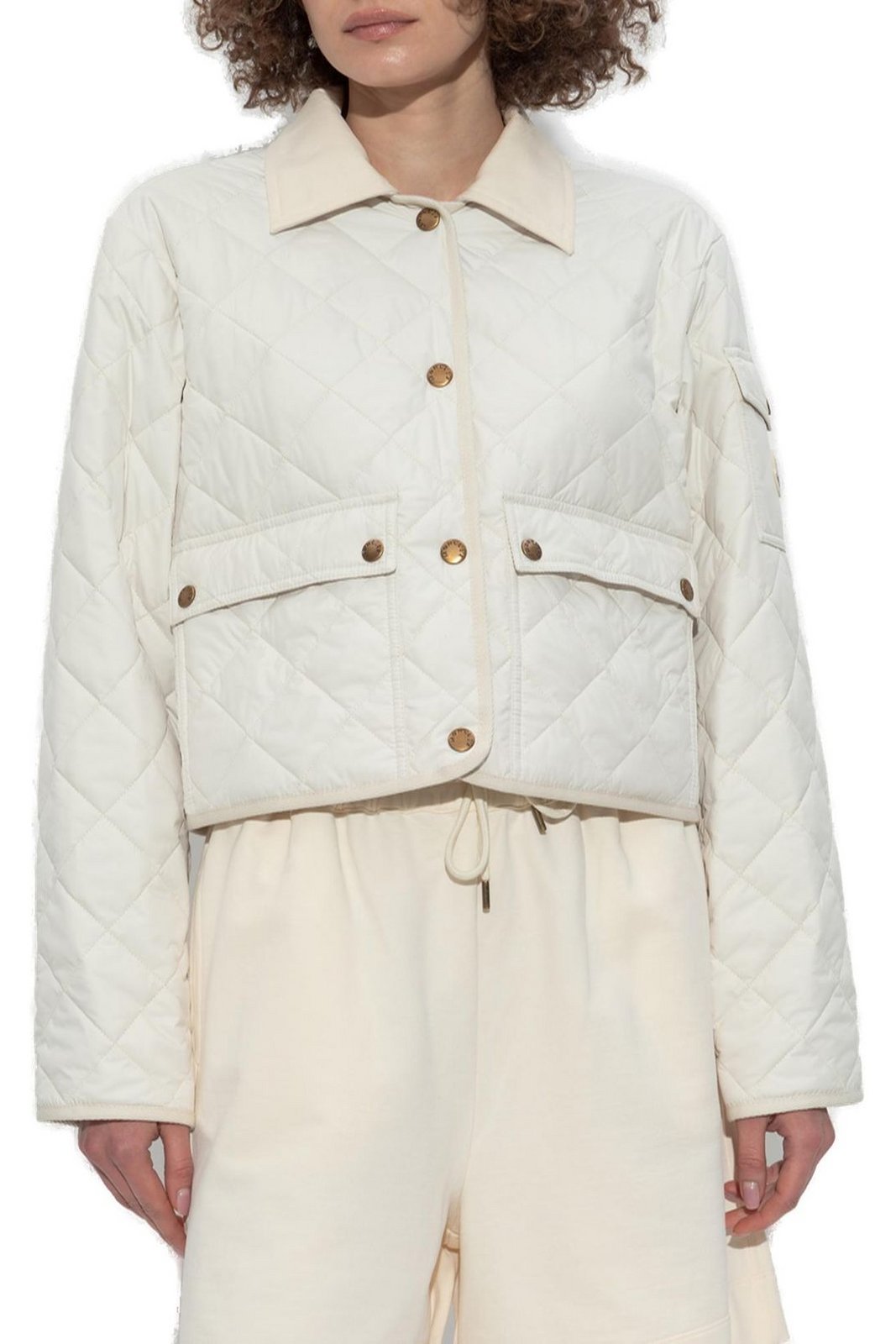 Shop Moncler Chitre Diamond-Quilted Padded Shirt Jacket on