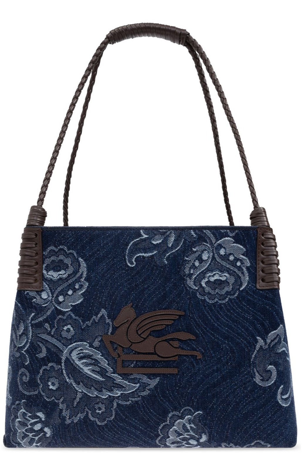 에트로 자카드 데님 스몰 리브라 토트백 WP1D0038AQ113 S9090