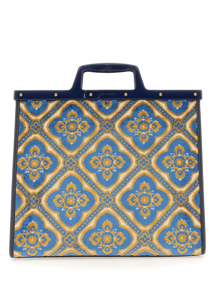 【ETRO】エトロ ラブ ジャカード ロゴ 刺繍 トートバッグ 三越伊勢丹 | ETRO/エトロ_Women通販 | ジャカード ラブ