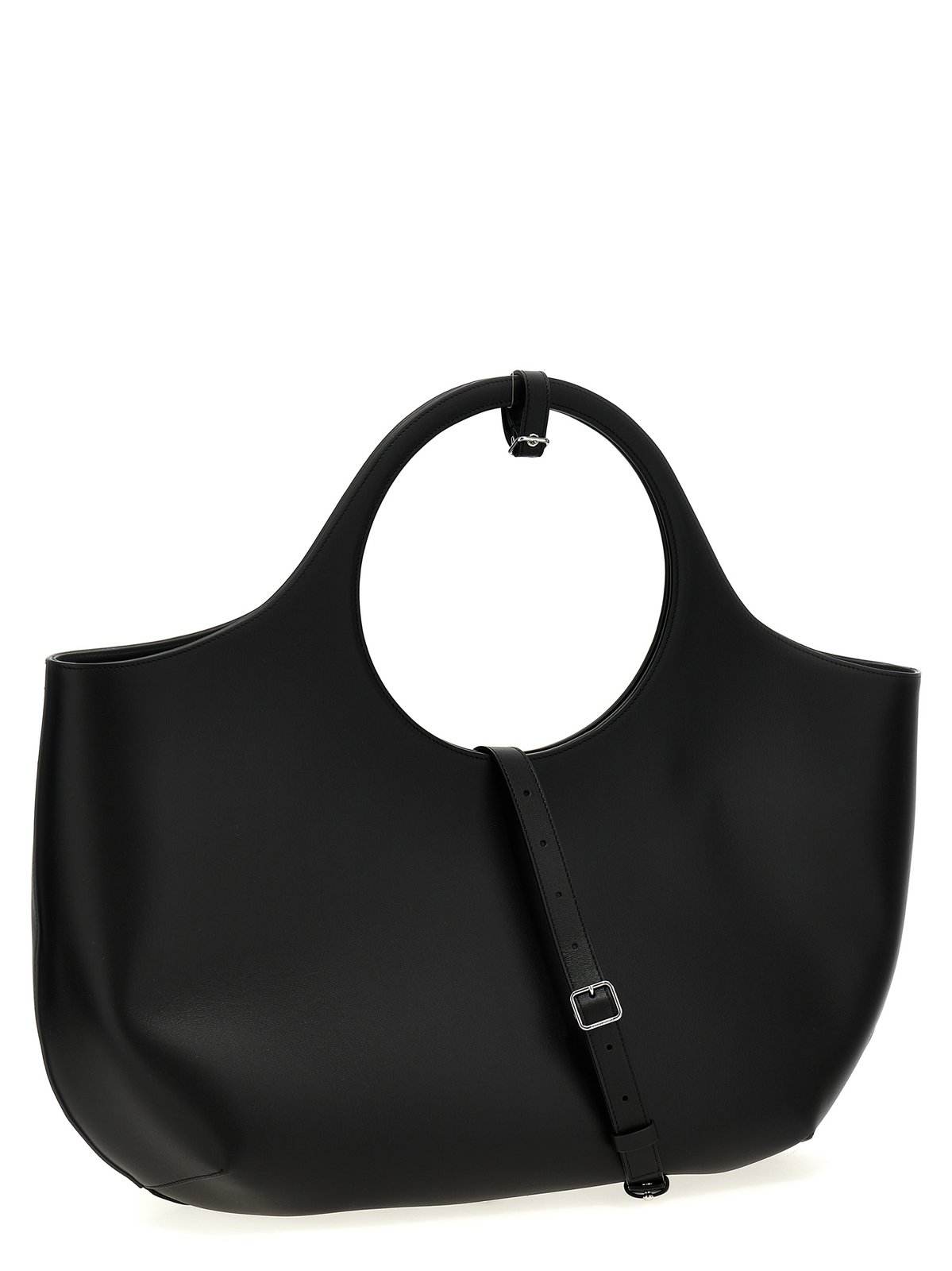 Courrèges Logo Plaque Large Holy Tote Bag