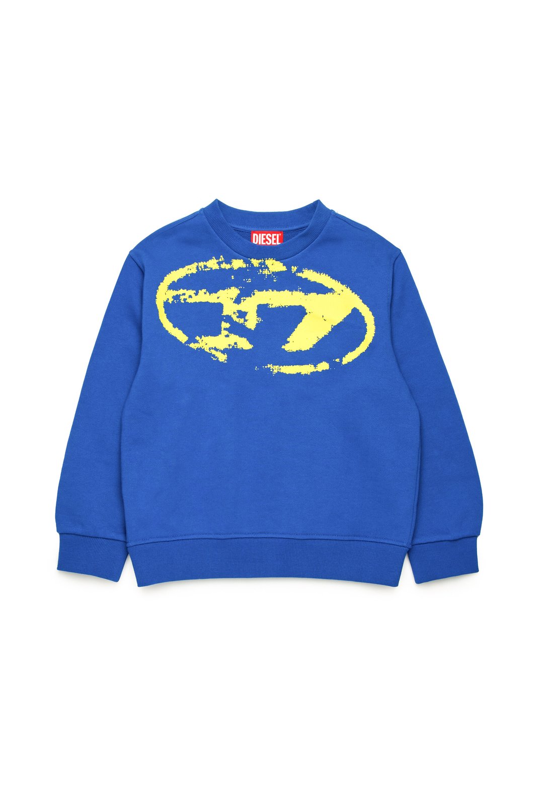 Diesel Kids Oval-D Logo Used-Effect Sweatshirt