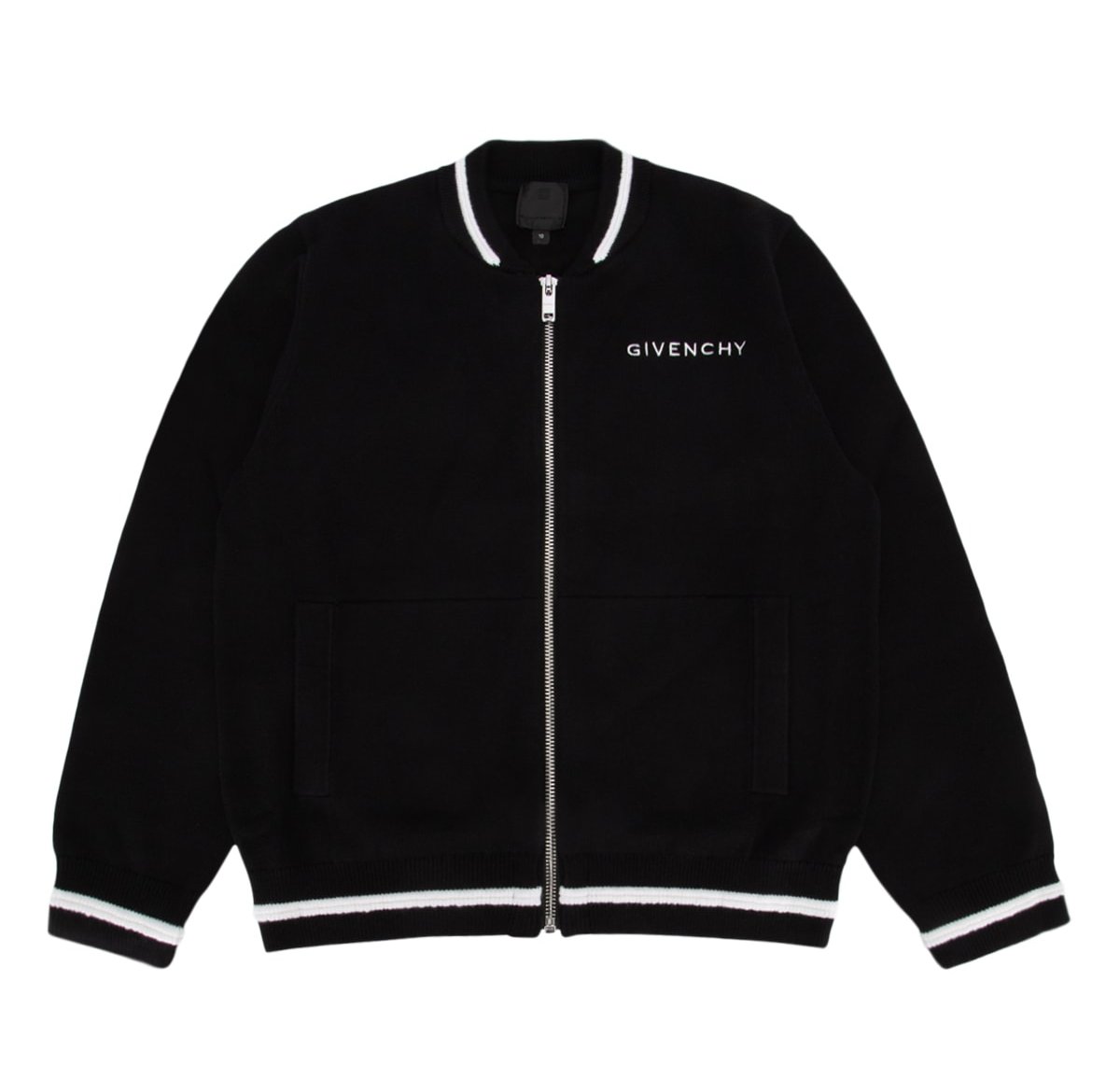Givenchy Kids Logo Embroidered Zip-Up Cardigan