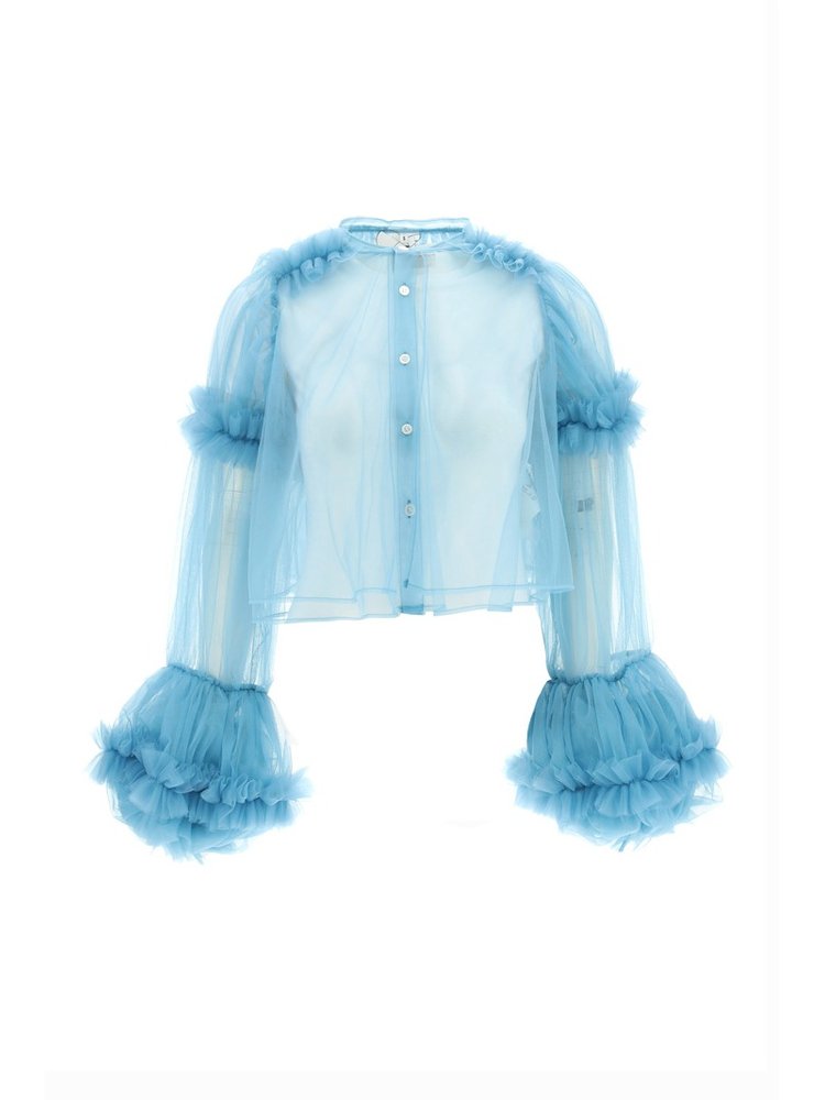 Noir Kei Ninomiya comme des garçons tops