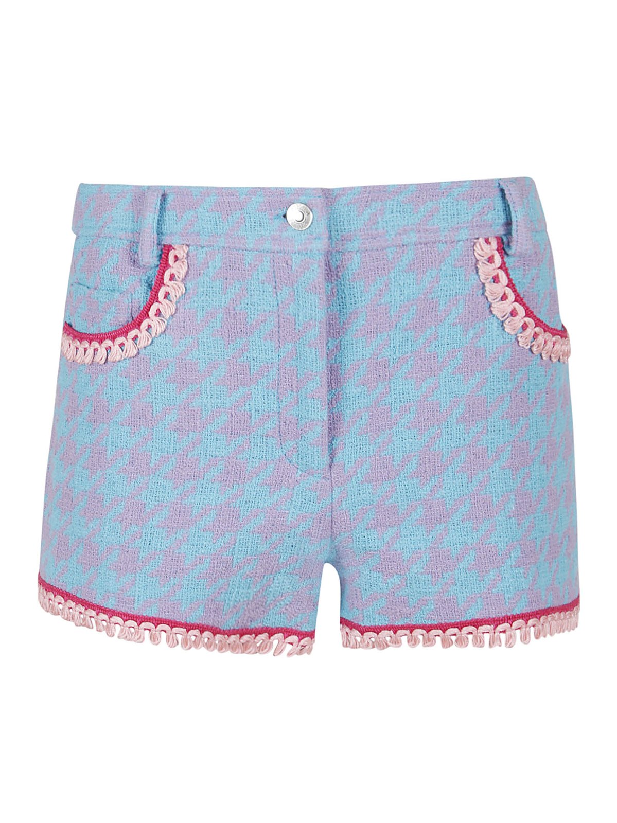 Moschino Houndstooth Tassel Trim Shorts – Cettire
