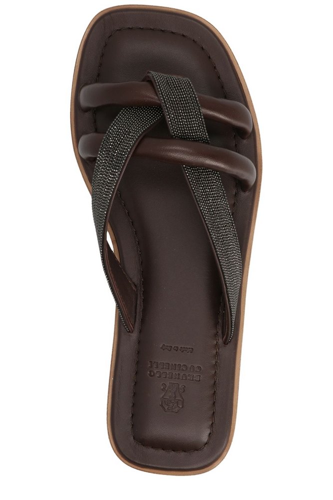 Brunello Cucinelli Monile Slip-On Sandals – Cettire