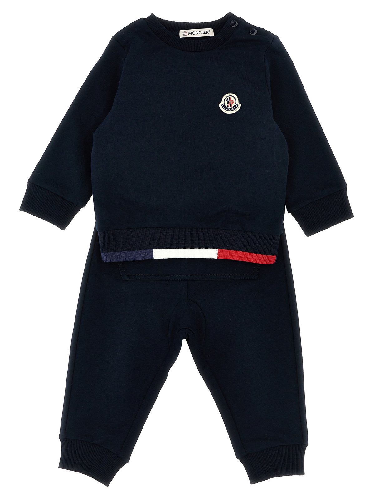Moncler Enfant Tricolor Trimmed Tracksuit Set