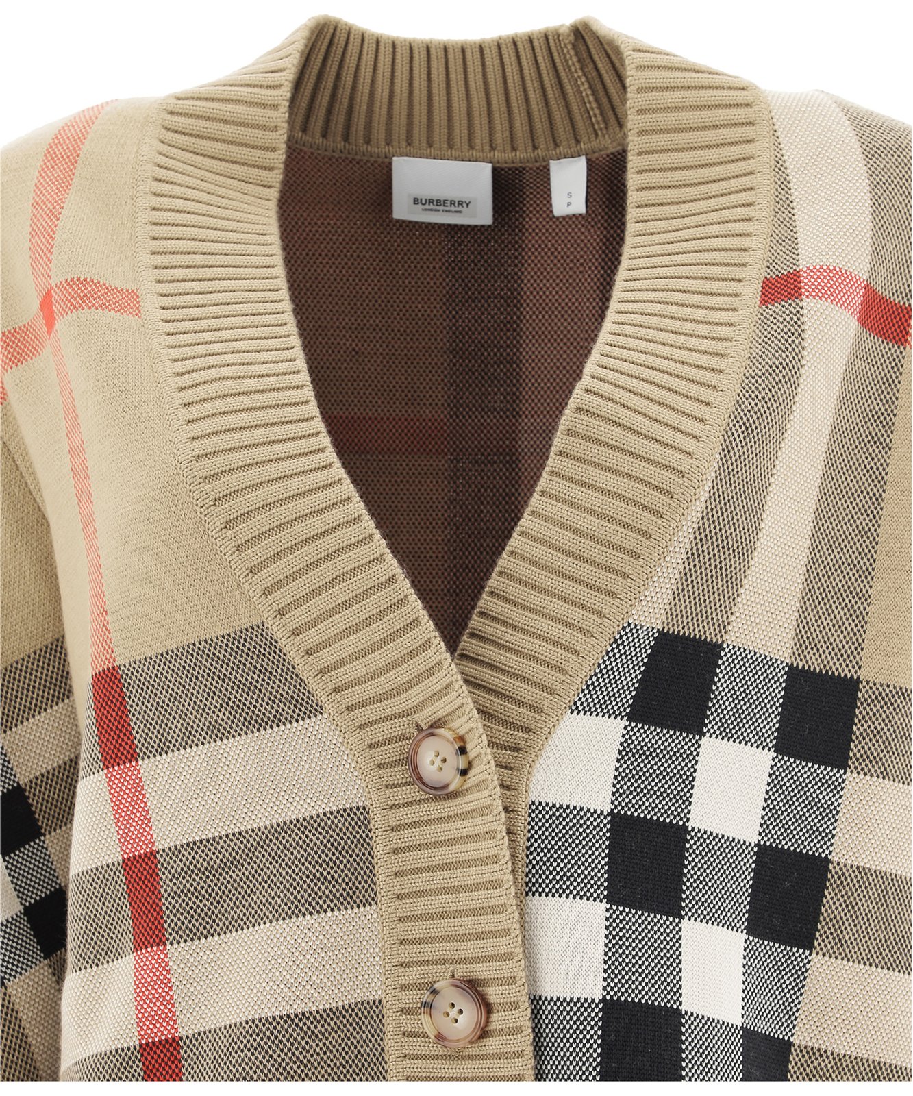 Burberry Vintage Checked Knitted Cardigan – Cettire