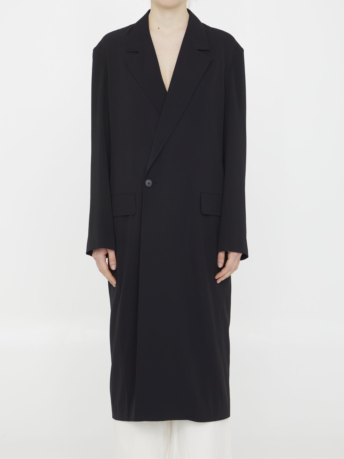 The Row Biana Single Breasted Coat