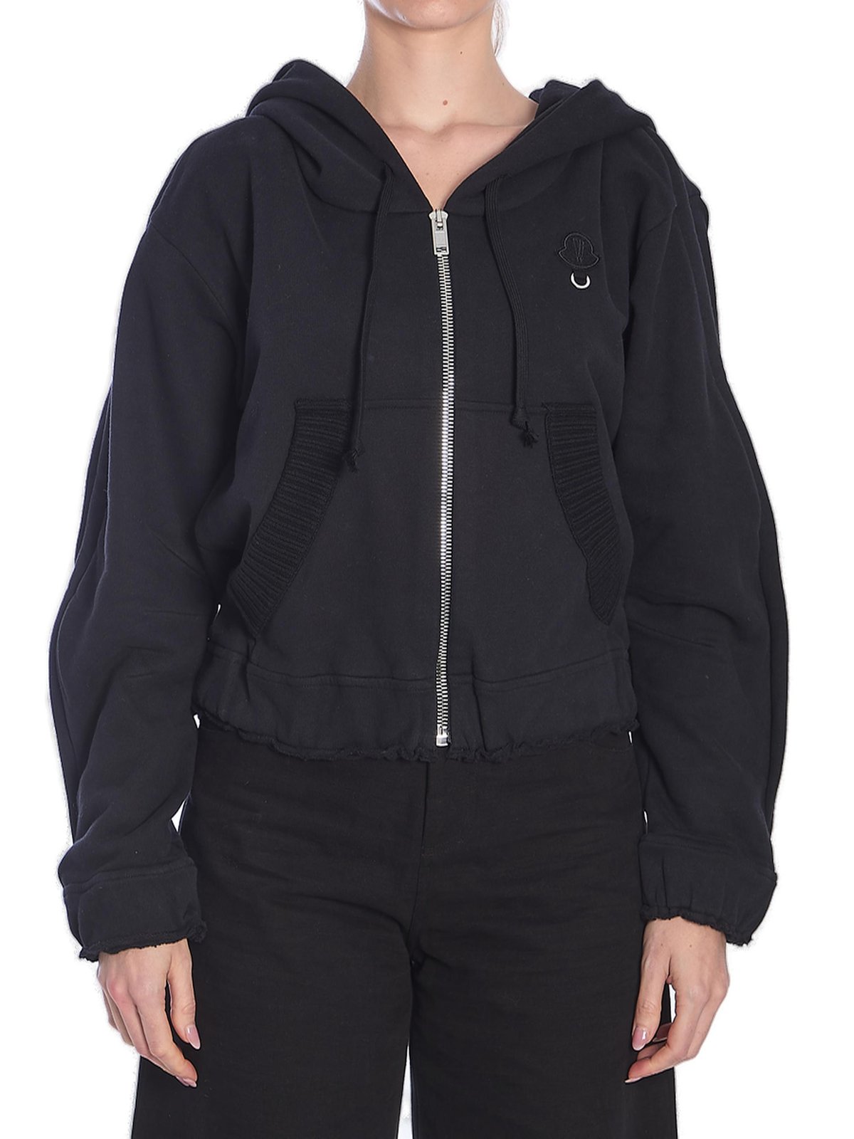 【MONCLER x Willow smith】限定コラボ ジップアップ パーカー Moncler X Willow Smith Zip-Up Eyelet Hoodie – Cettire