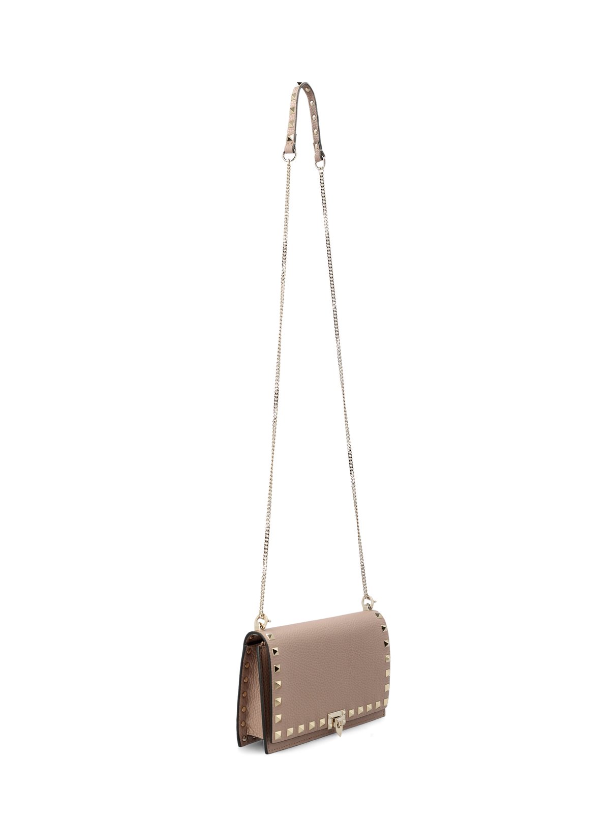 Valentino Garavani Rockstud Foldover Top Shoulder Bag