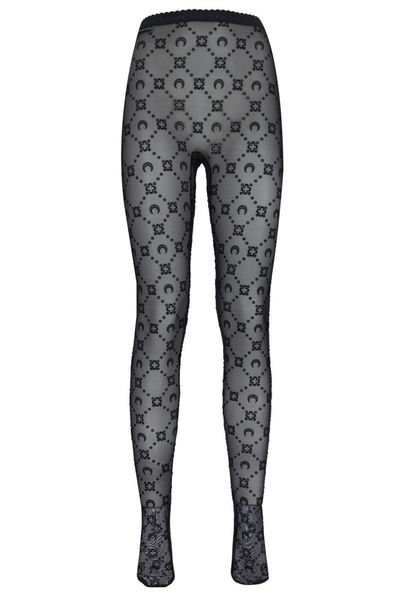 Marine Serre Moon Logo Stretched Jersey High-Waist Briefs