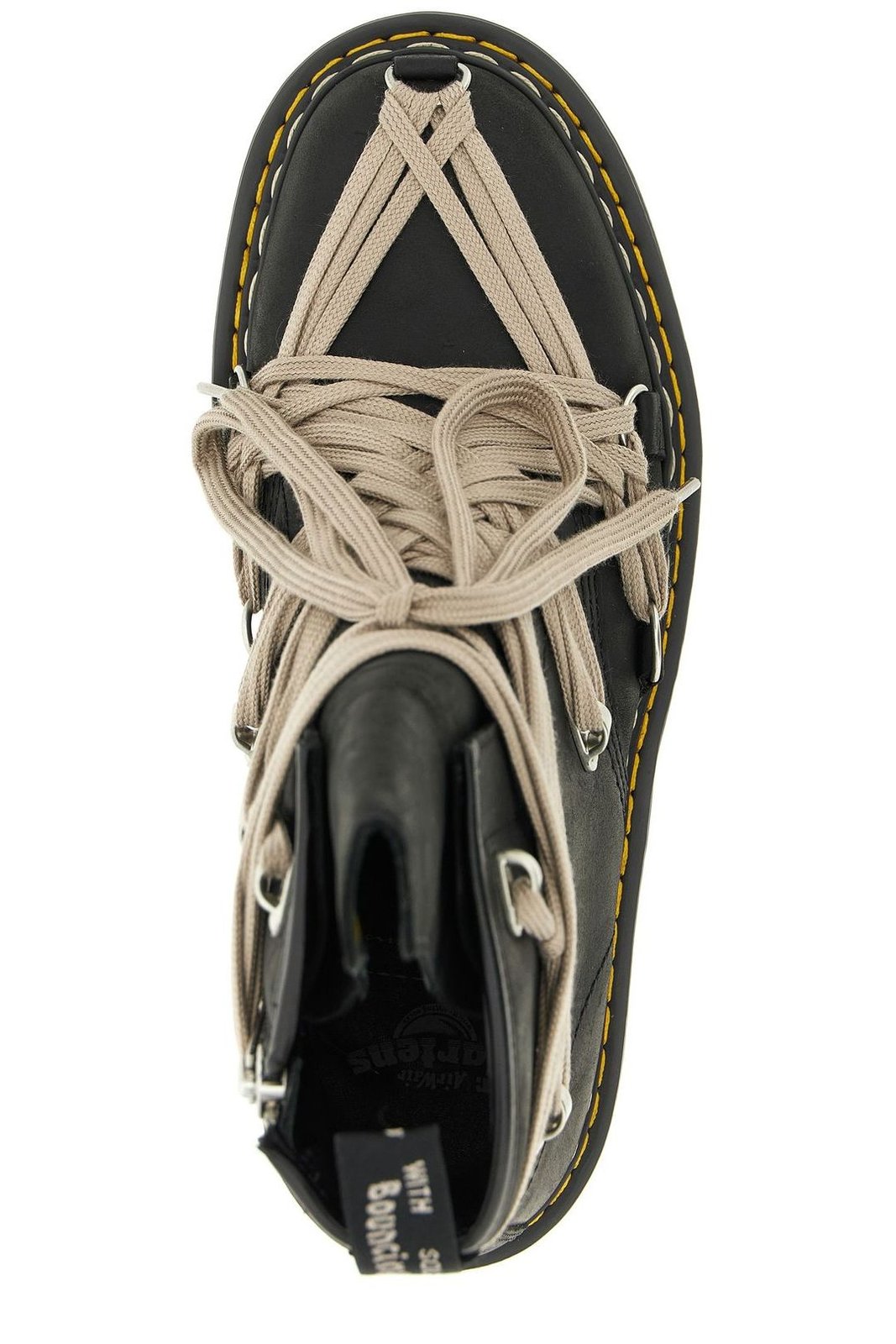 Rick Owens X Dr. Martens Lace-Up Ankle Boots