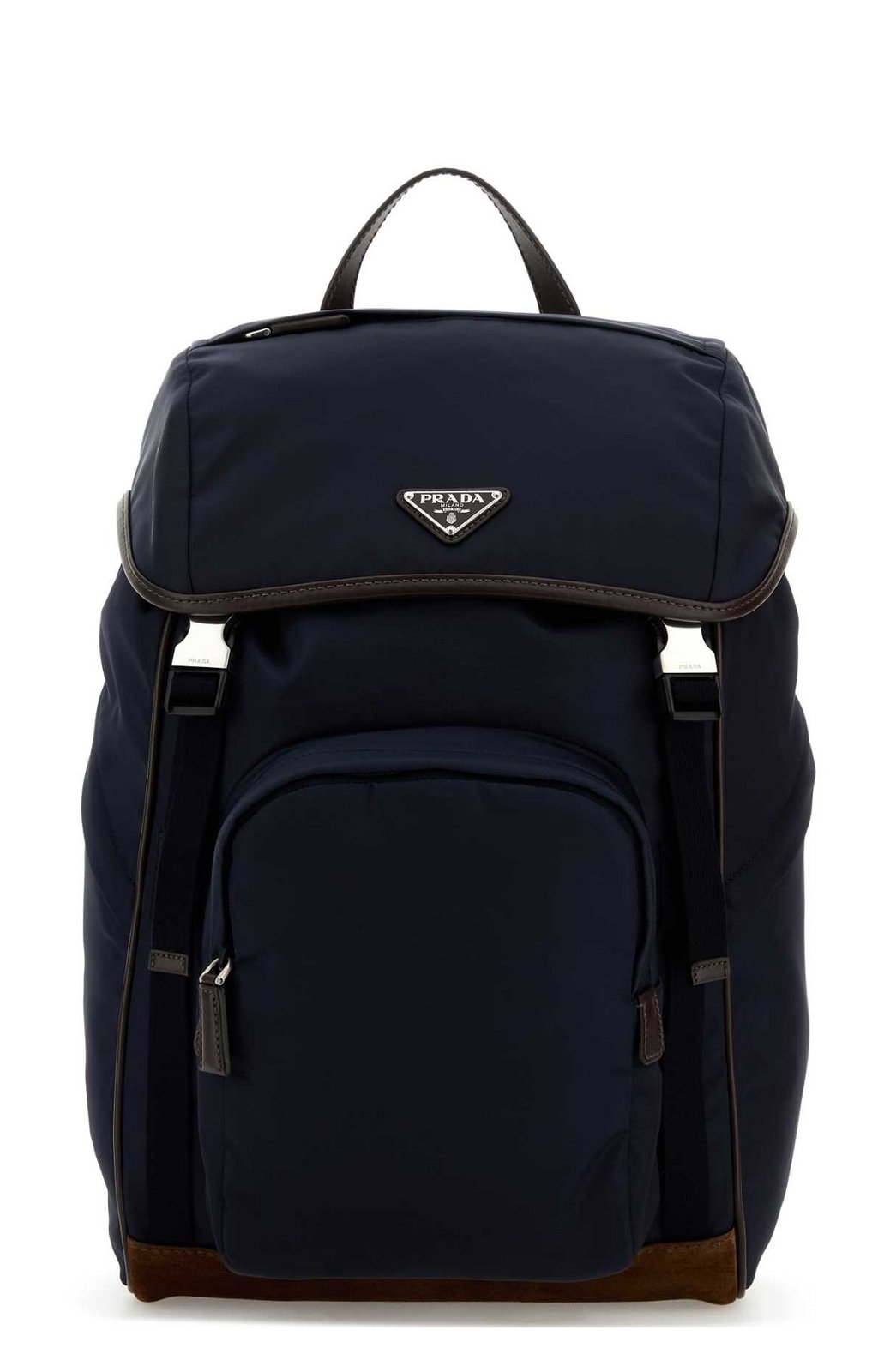 Prada Logo Plaque Backpack
