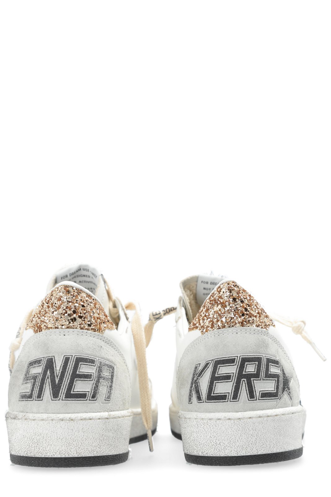 Golden Goose Deluxe Brand Star Glittered Lace-Up Sneakers
