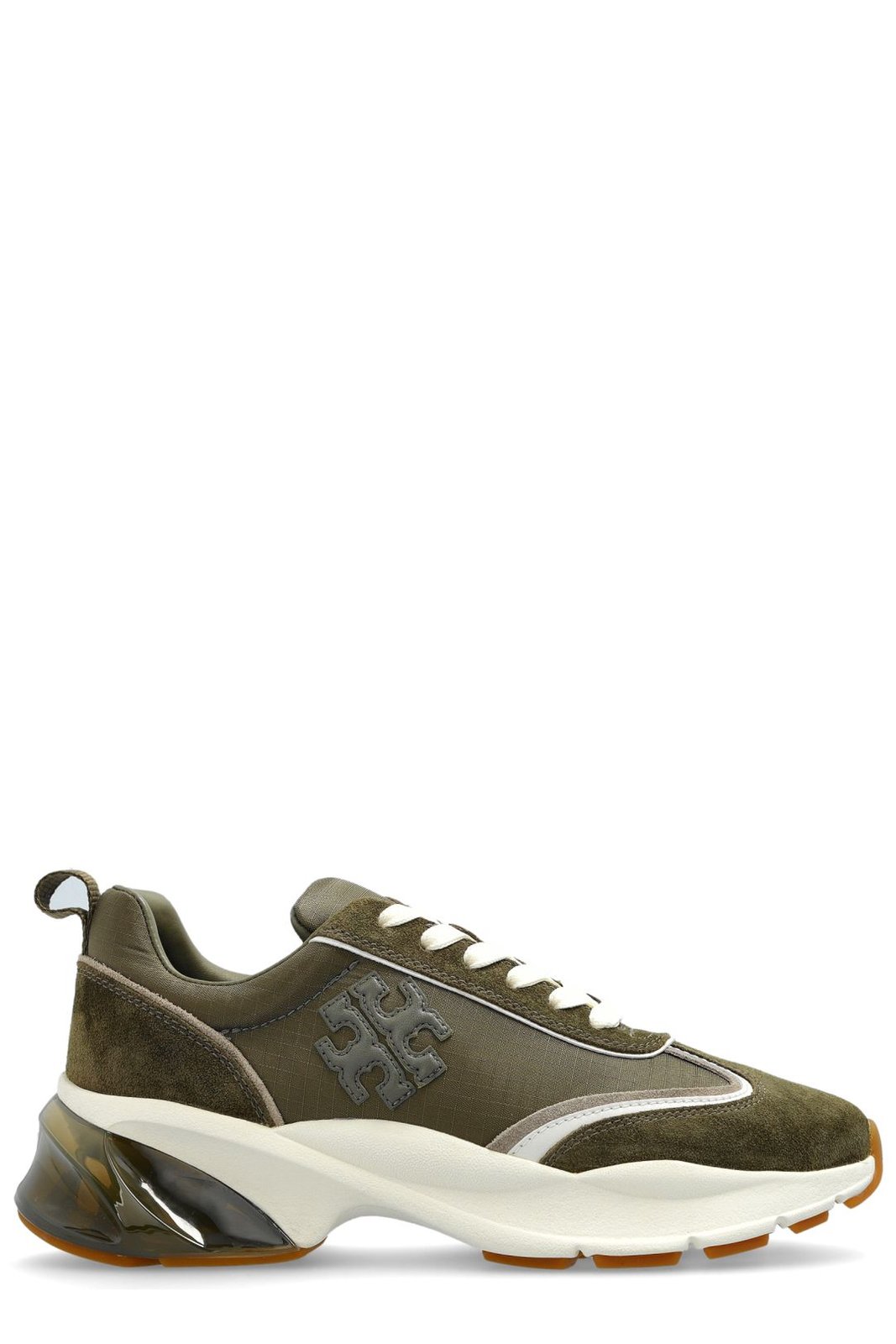 토리버치 로고 패치 레이스업 스니커즈 165913 300