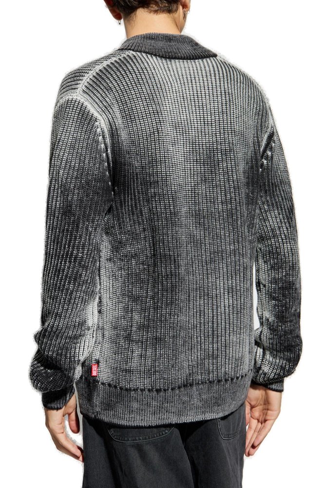 Diesel K-Arini Knitted Zip-Up Cardigan – Cettire Diesel K-Arini Knitted Zip-Up Cardigan – Cettire