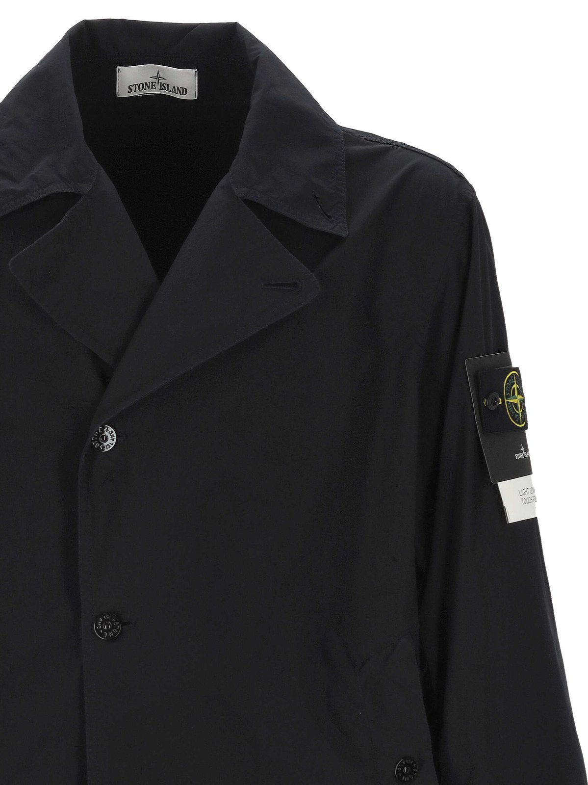 Stone Island Long-Sleeved Button-Up Coat