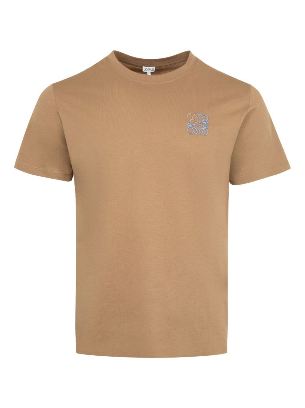 Loewe Logo Embroidered Crewneck T-Shirt