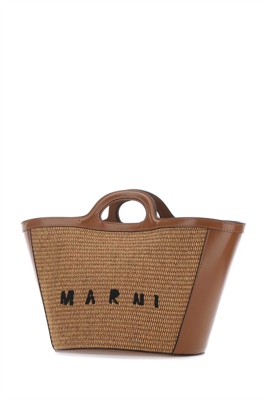 Marni Tropicalia Logo Embroidered Small Tote Bag