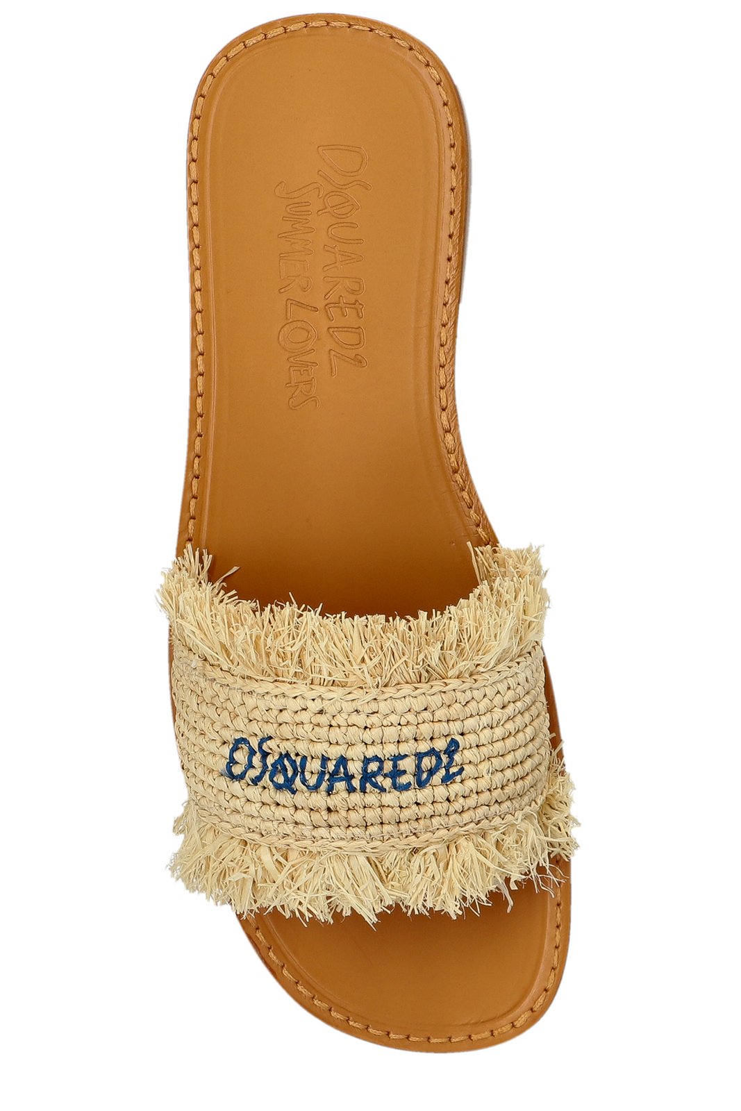 Dsquared2 Summer Lovers Frayed Edge Slides