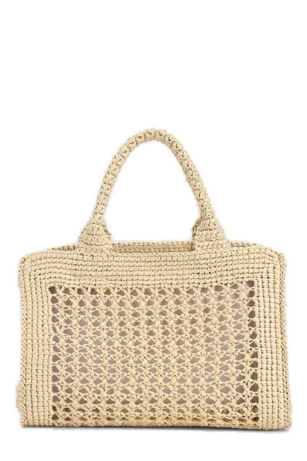 Miu Miu Crochet-Knitted Top Handle Bag