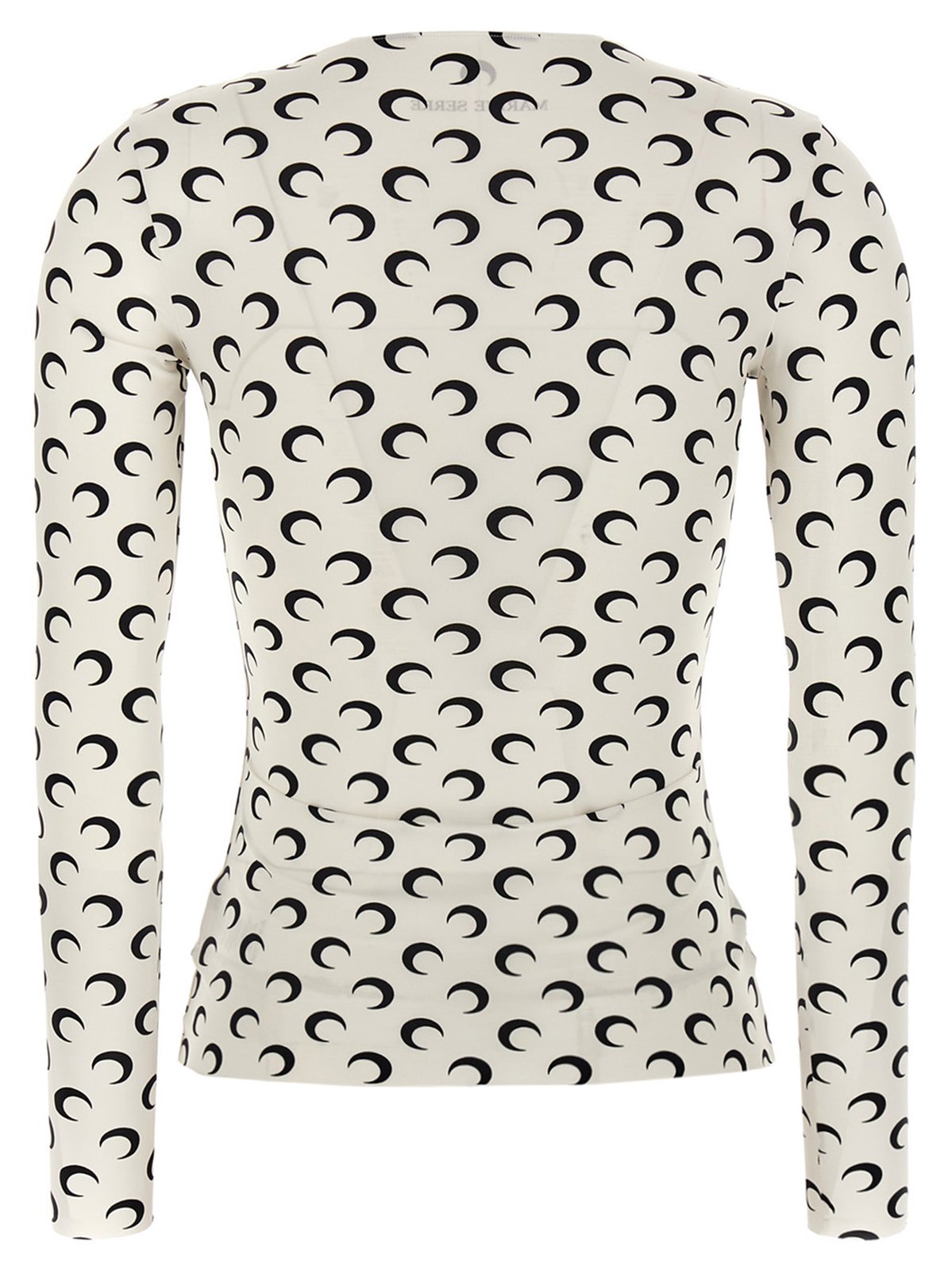 Marine Serre Crescent Printed Long-Sleeved Top