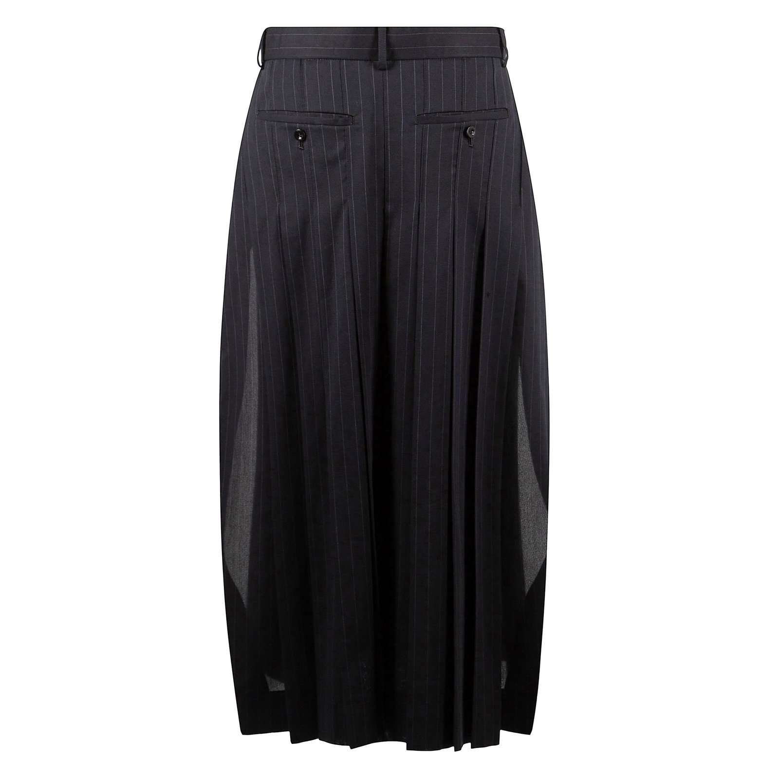 Sacai High Twist Voile Skirt