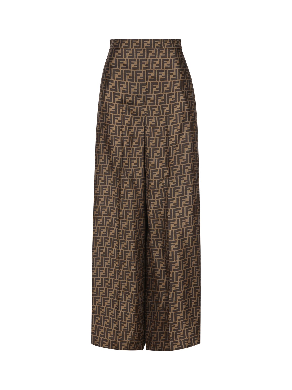 Fendi Allover FF Printed Straight-Leg Pants