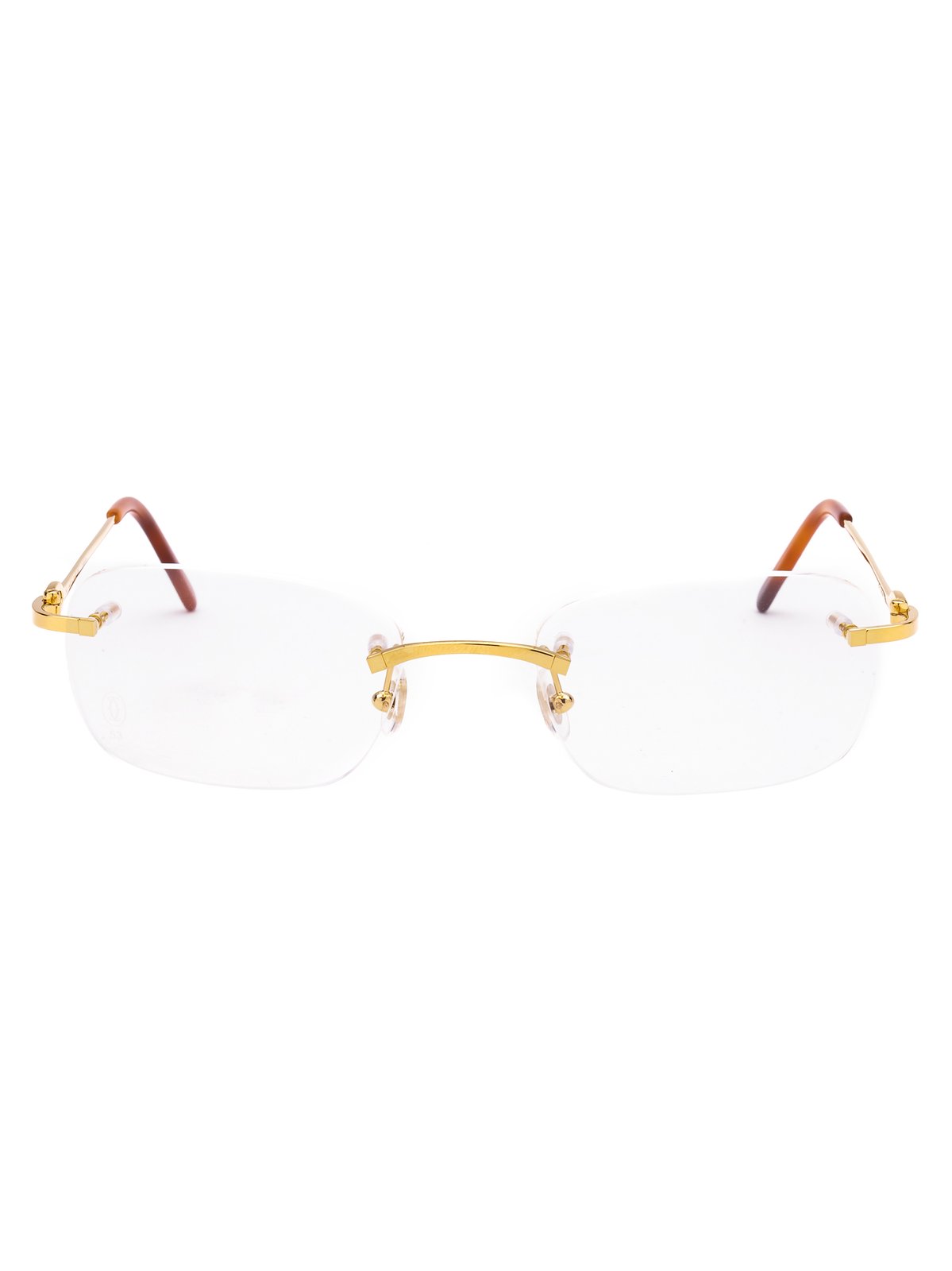 까르띠에 C 장식 무테 안경 CT0050O 001