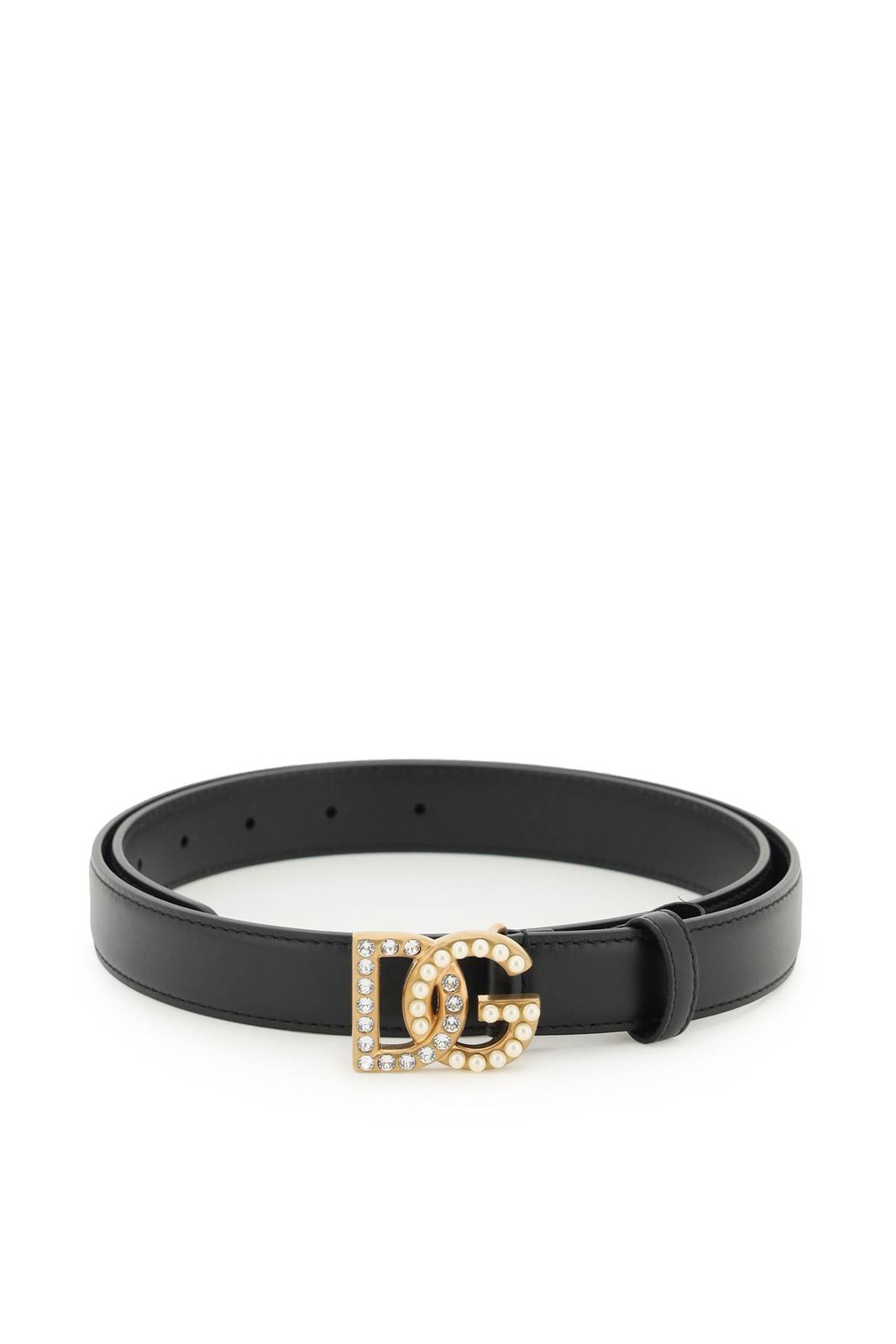 Dolce & Gabbana DG Logo Embellished Buckle Belt