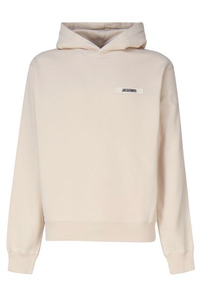 AMI Paris Long-Sleeved Drawstring Hoodie