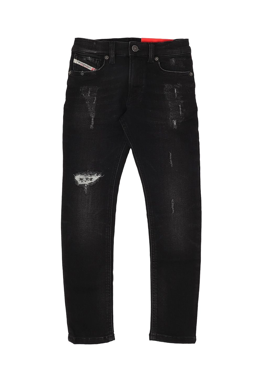 Diesel Kids 1995-J Distressed Straight Leg Jeans