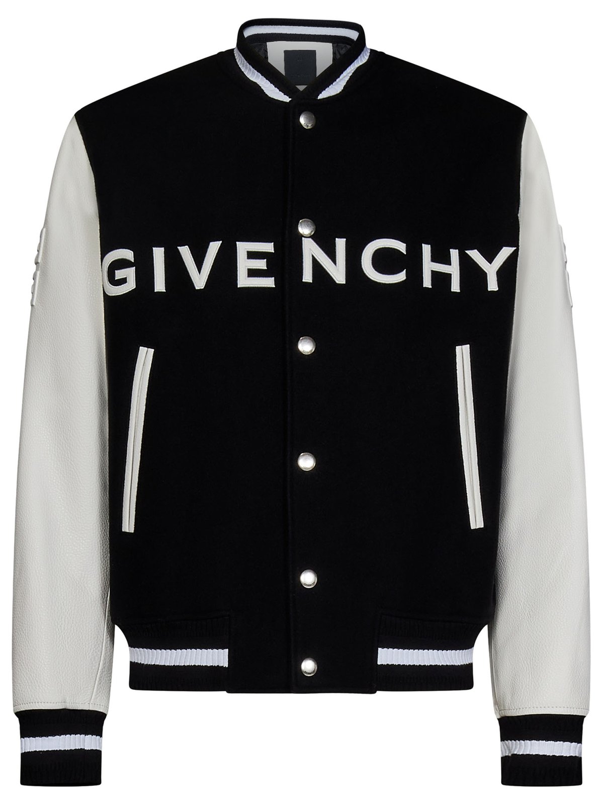 Givenchy Logo Detailed Varsity Bomber Jacket