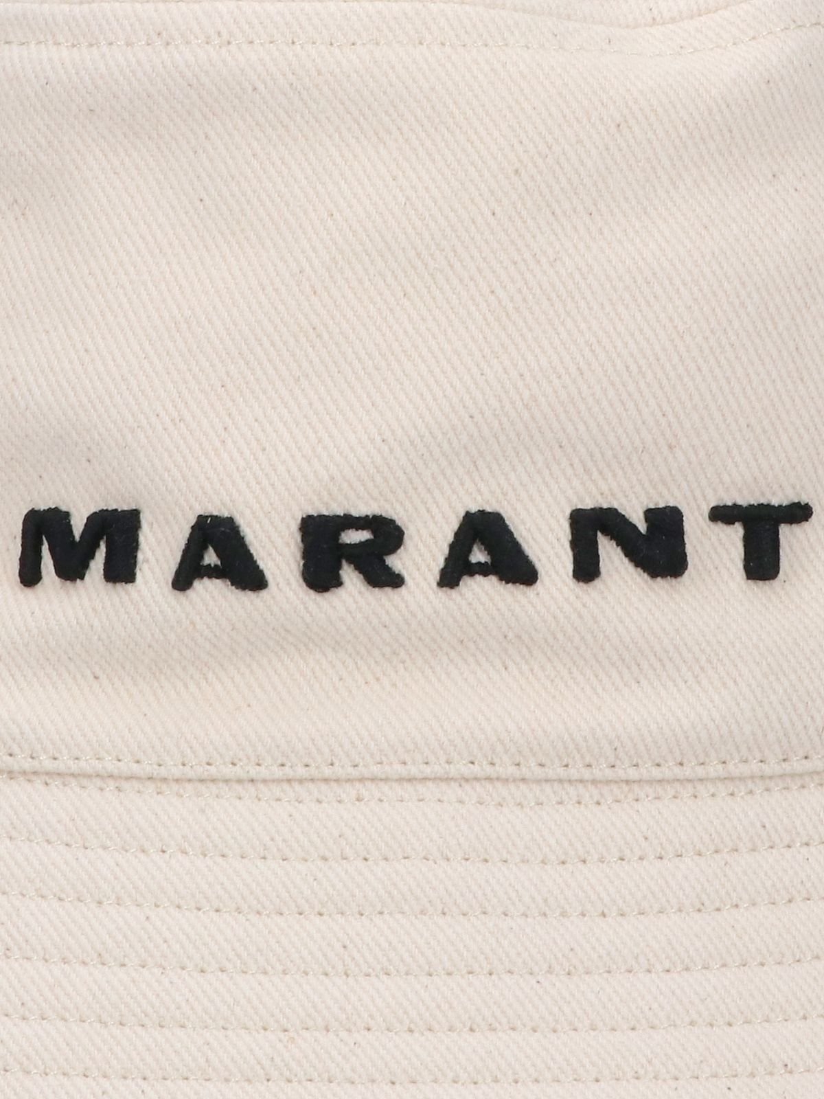 Isabel Marant Logo Embroidered Bucket Hat