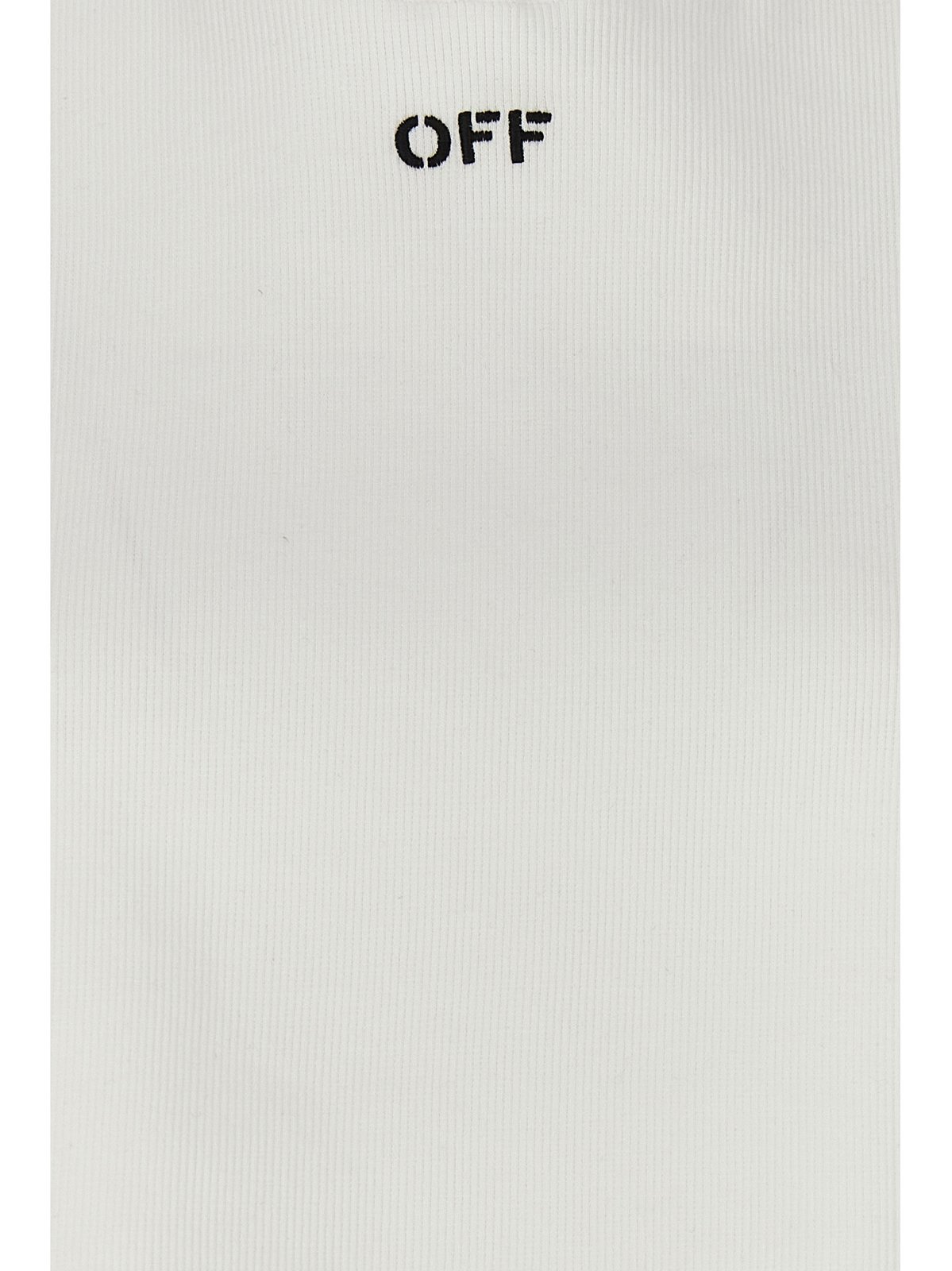 Off-White Off-Stamp Crewneck Cropped T-Shirt