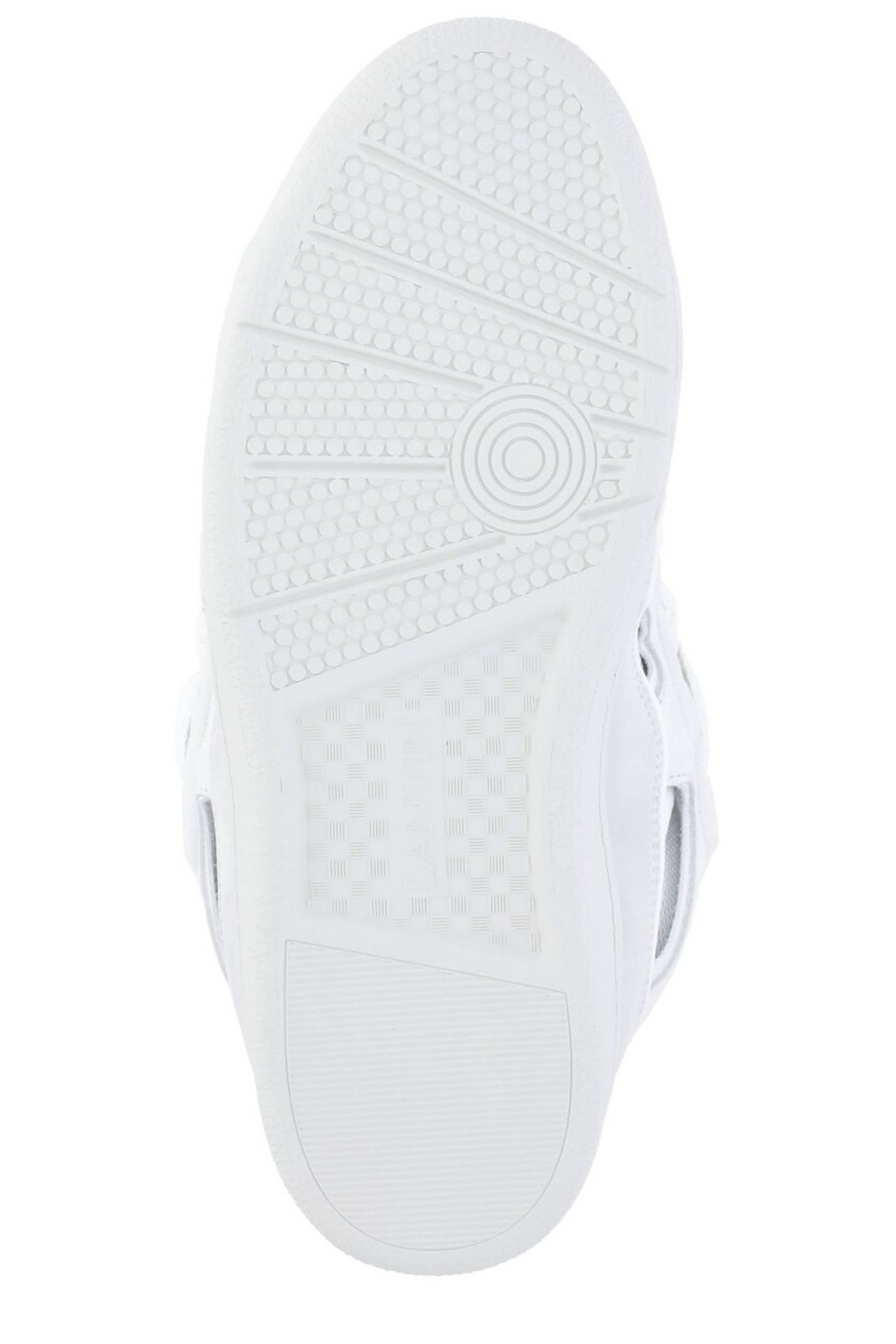 Lanvin Curb Round Toe Lace-Up Sneakers