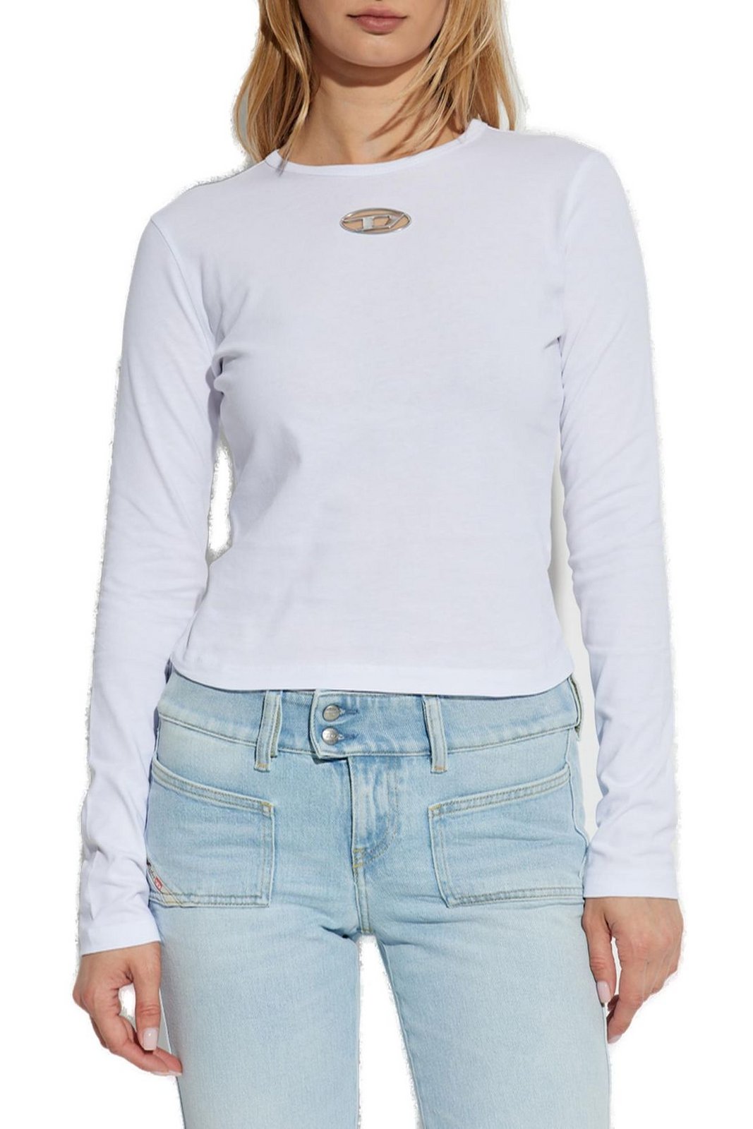 Diesel T-Uncutie-Long-Ls-Od Oval D Cut Out Top