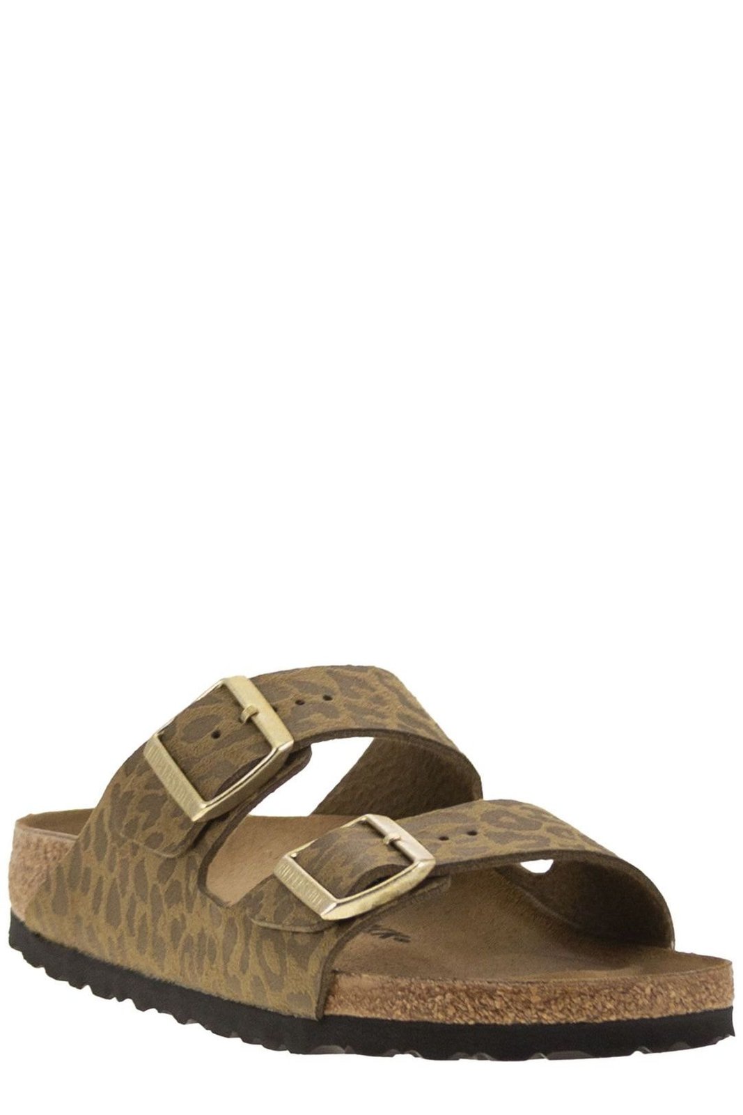 Birkenstock Arizona Leopard-Print Slip On Sandals