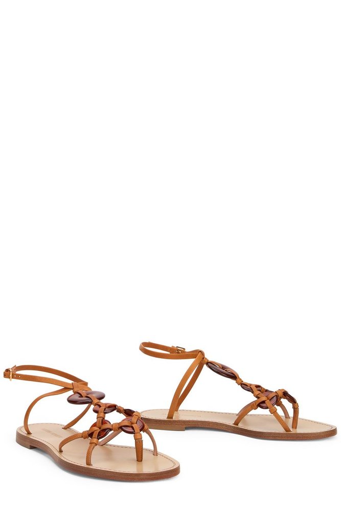 ノット ストラップ フラット サンダル | ALBERTA FERRETTI | FETCHING