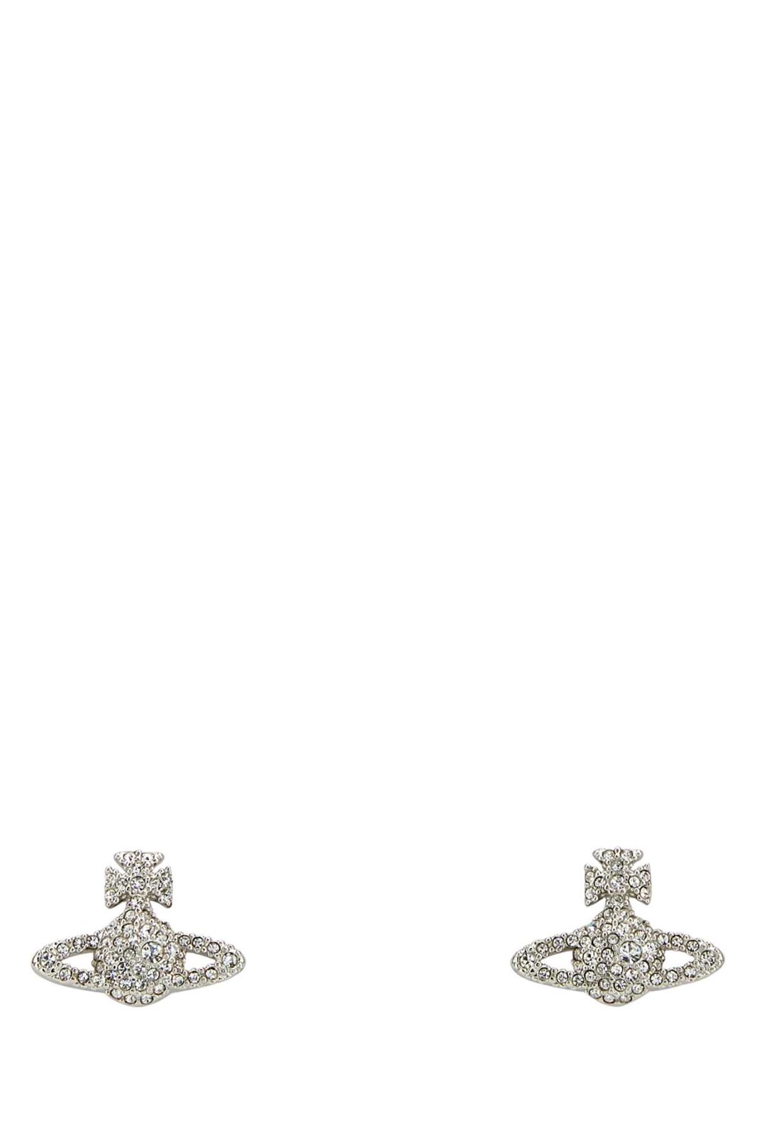 Vivienne Westwood Embellished Logo Engraved Earrings