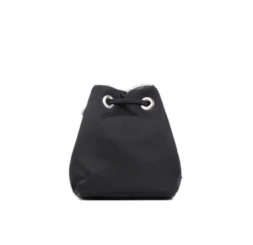 Prada Stud-Embellished Drawstring Bucket Bag