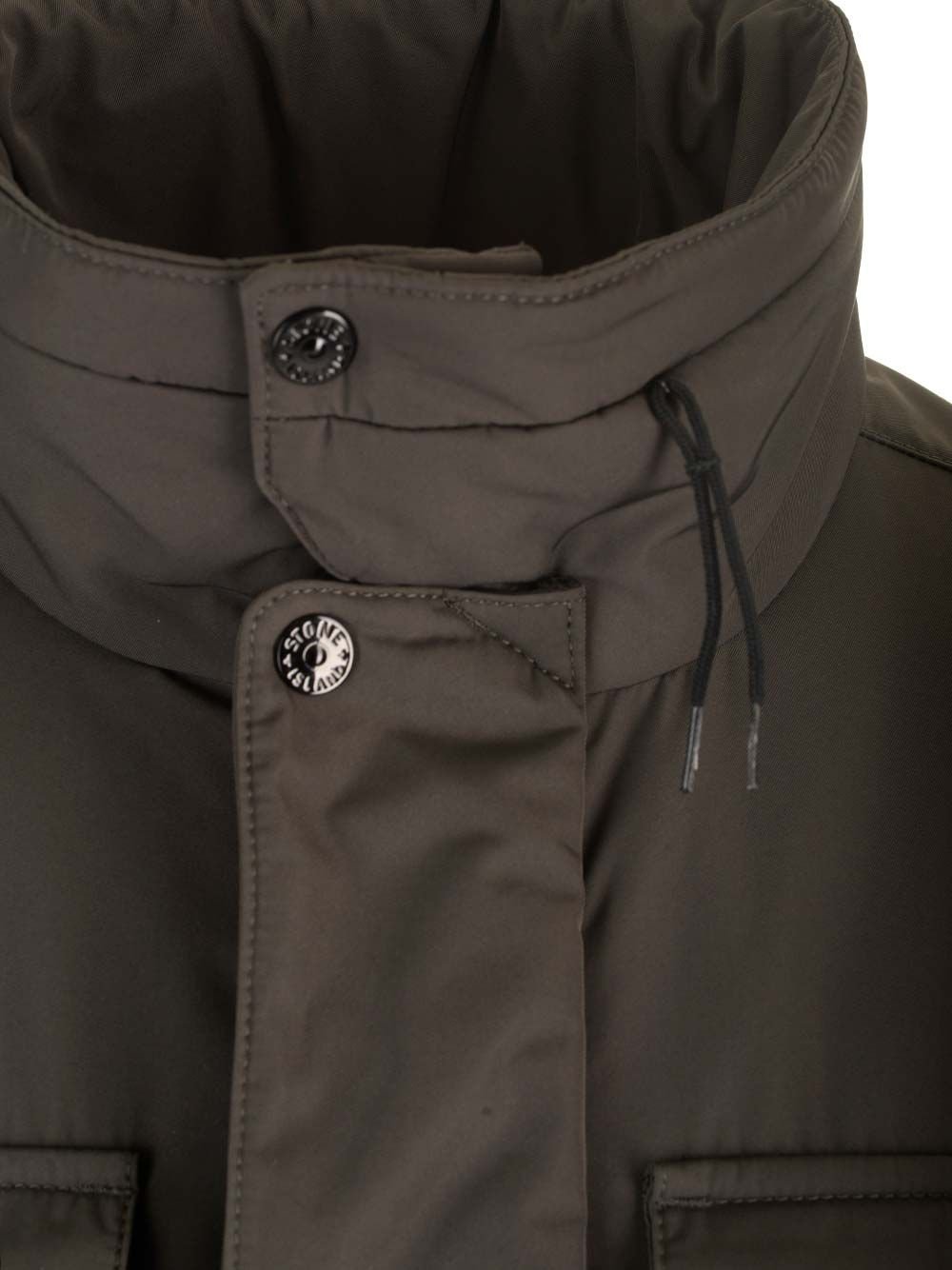 Stone Island Compass-Badge Funnel Neck Puffer Jacket