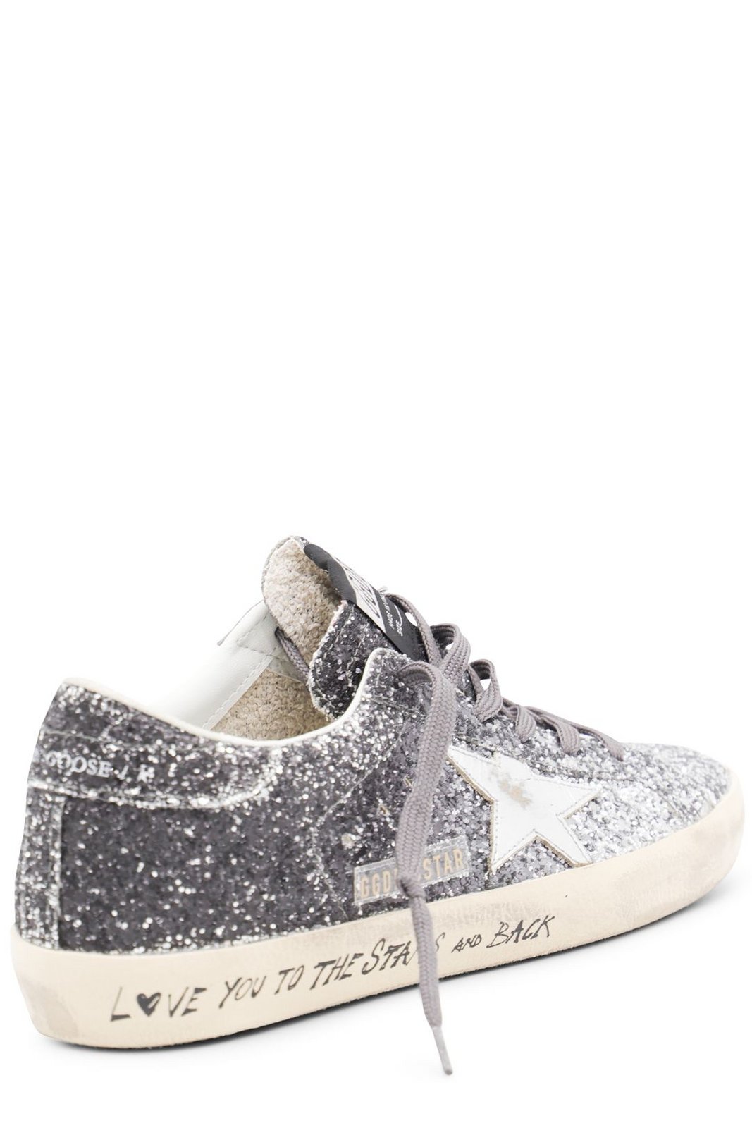 Golden Goose Deluxe Brand Super Star Glittered Sneakers