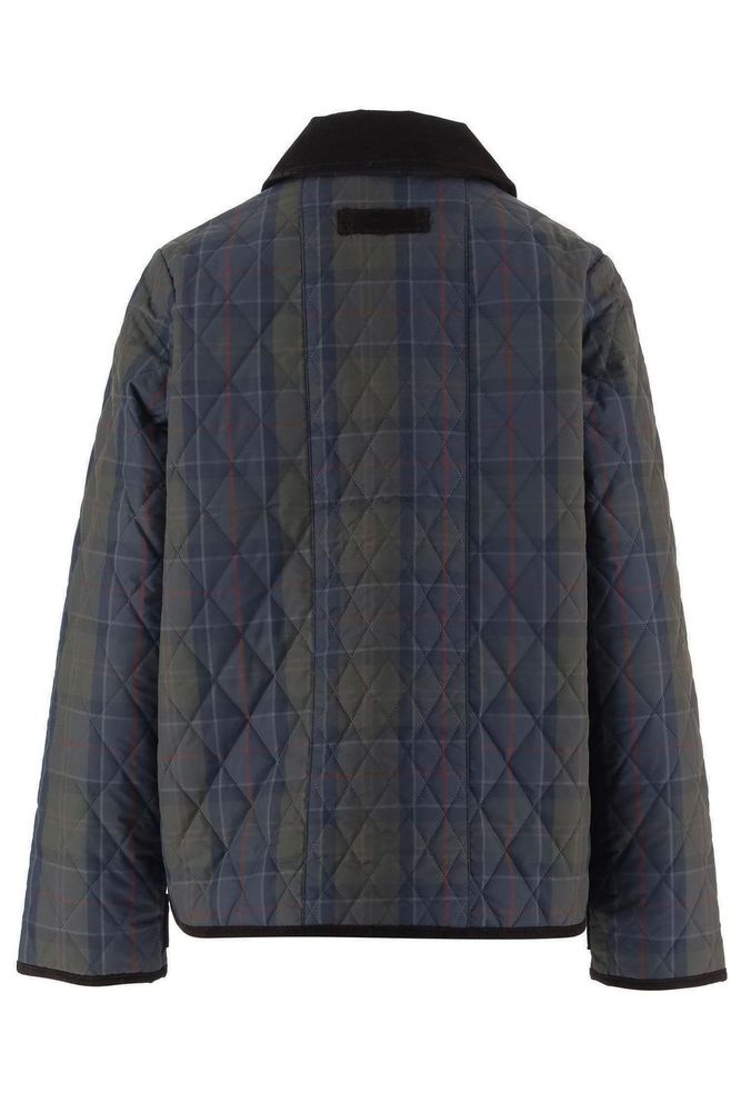BARBOUR 에인스데일 체크 퀼팅 자켓