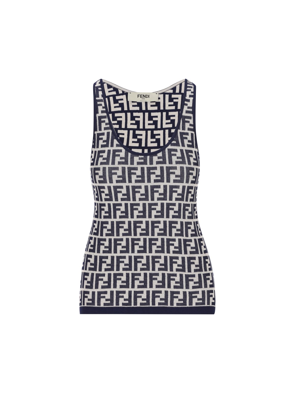 Fendi ロゴパターン タンクトップ 4d48b3afabe85ec5b3bddb178cc1dd