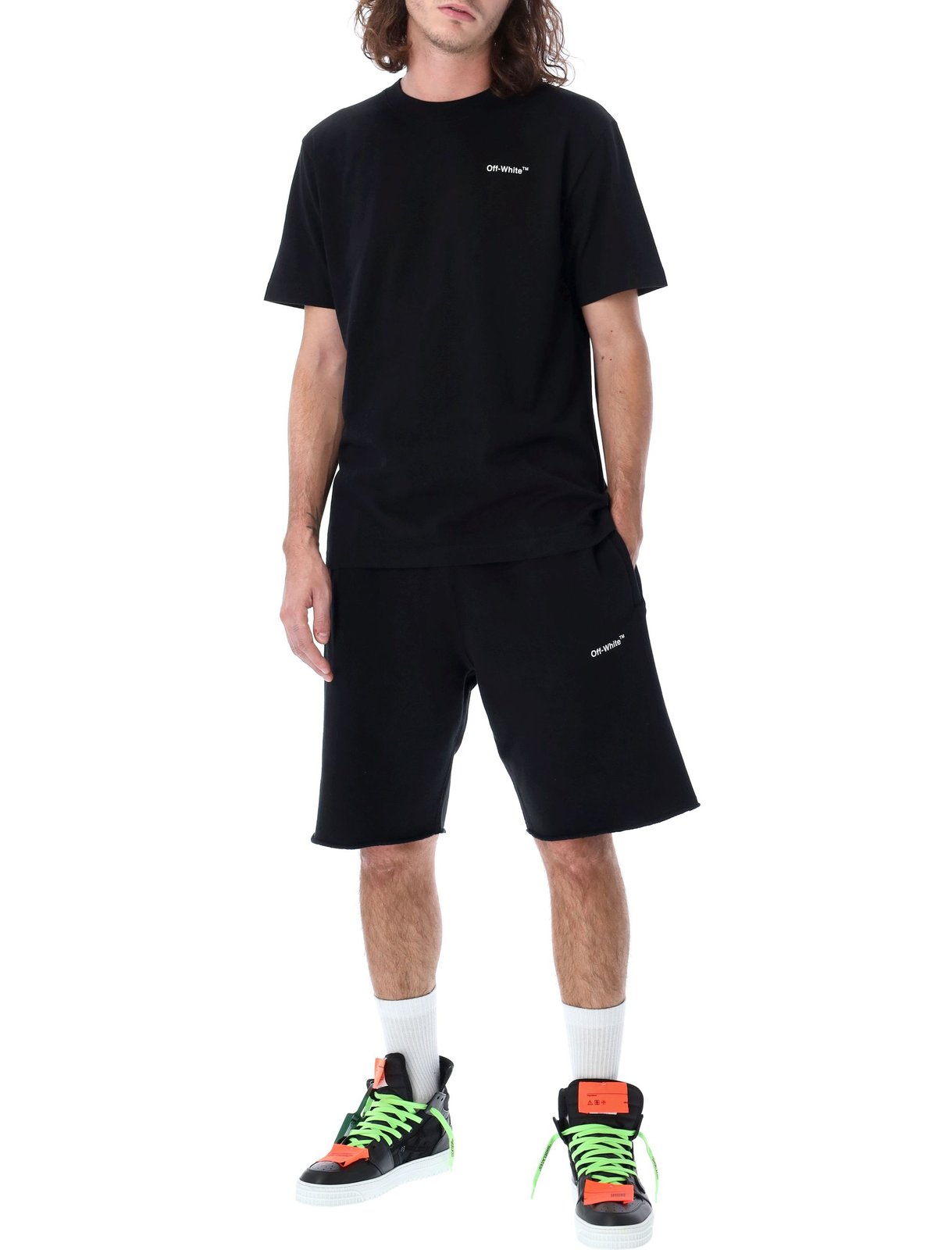 Off-Whiteオフホワイト Caravaggio Diag トラックショーツ Off-Whiteオフホワイト Caravaggio Diag トラックショーツ